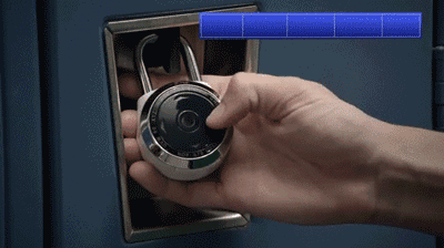 1600萬種密碼組合，科技感十足的觸控密碼鎖